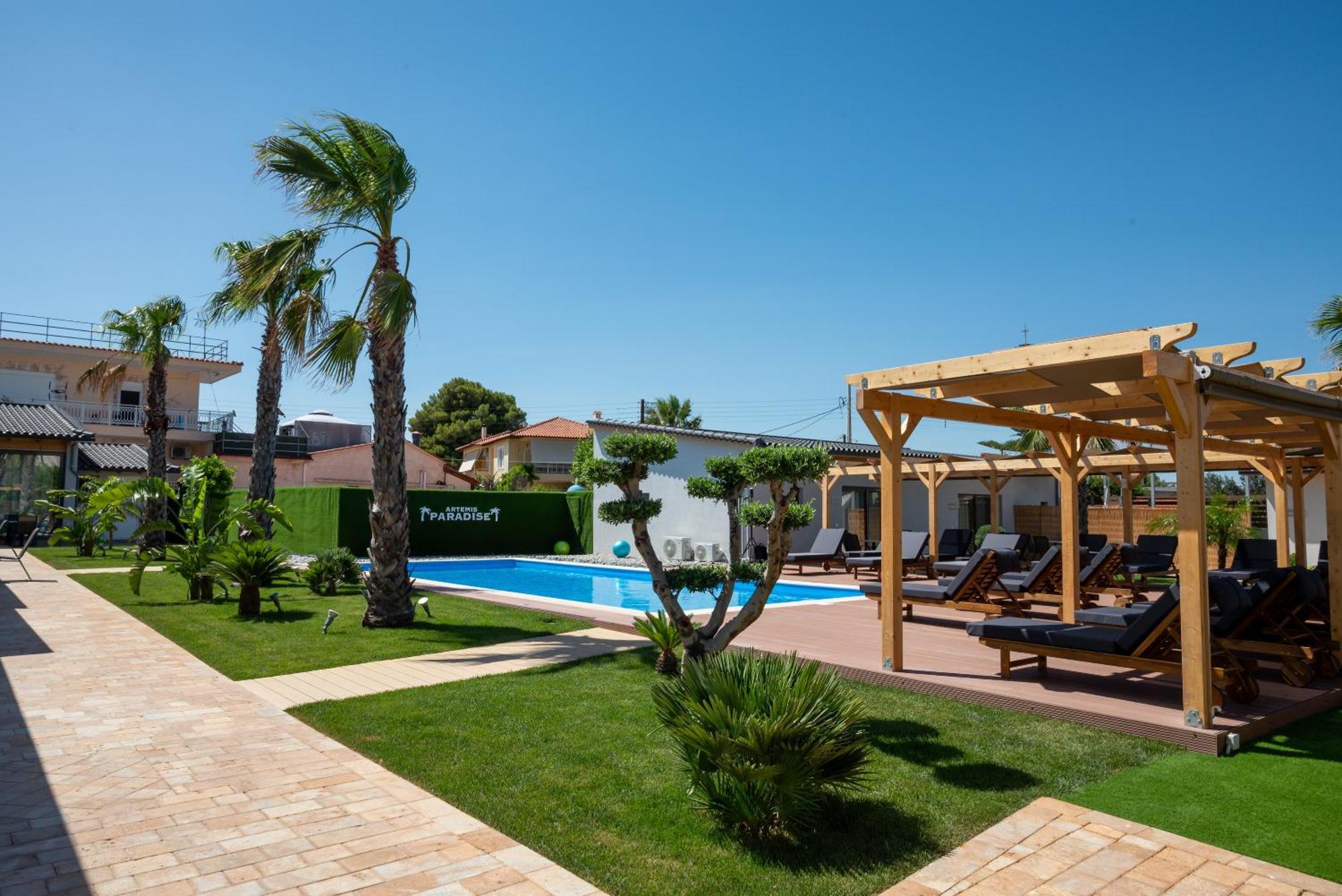 Paradise Apartments Artemida Exterior foto